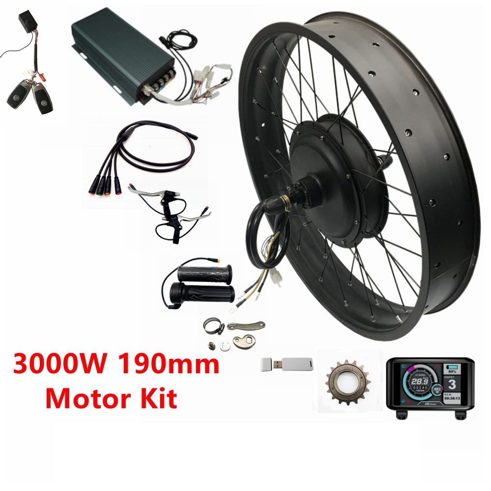 Kit de Conversão para Biciclet - Ebike Conversion Kit 72V 3000W avaliação e preço